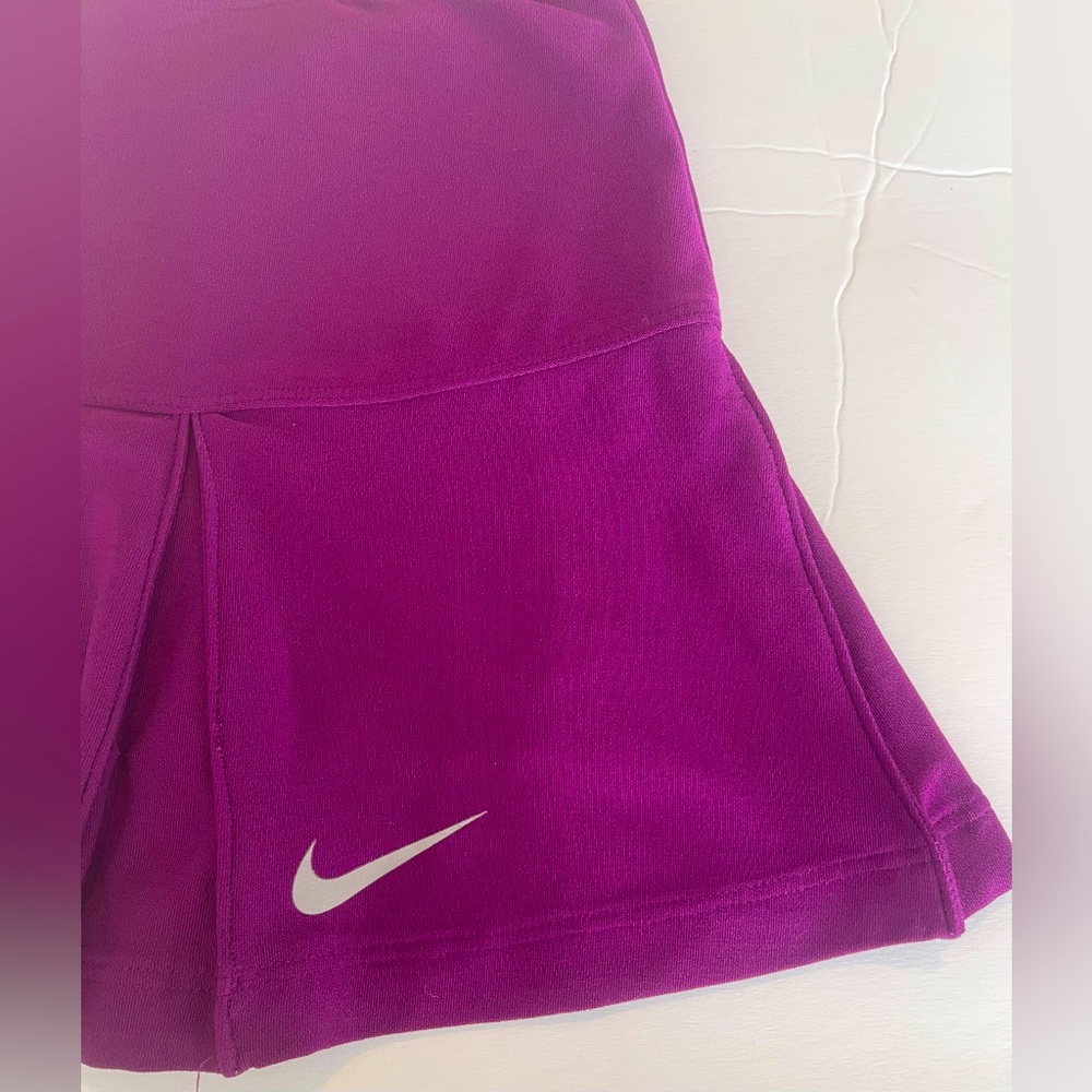 Nike Dri-Fit Pleated Tennis Skort in Purple Size Large - Picture 4 of 7